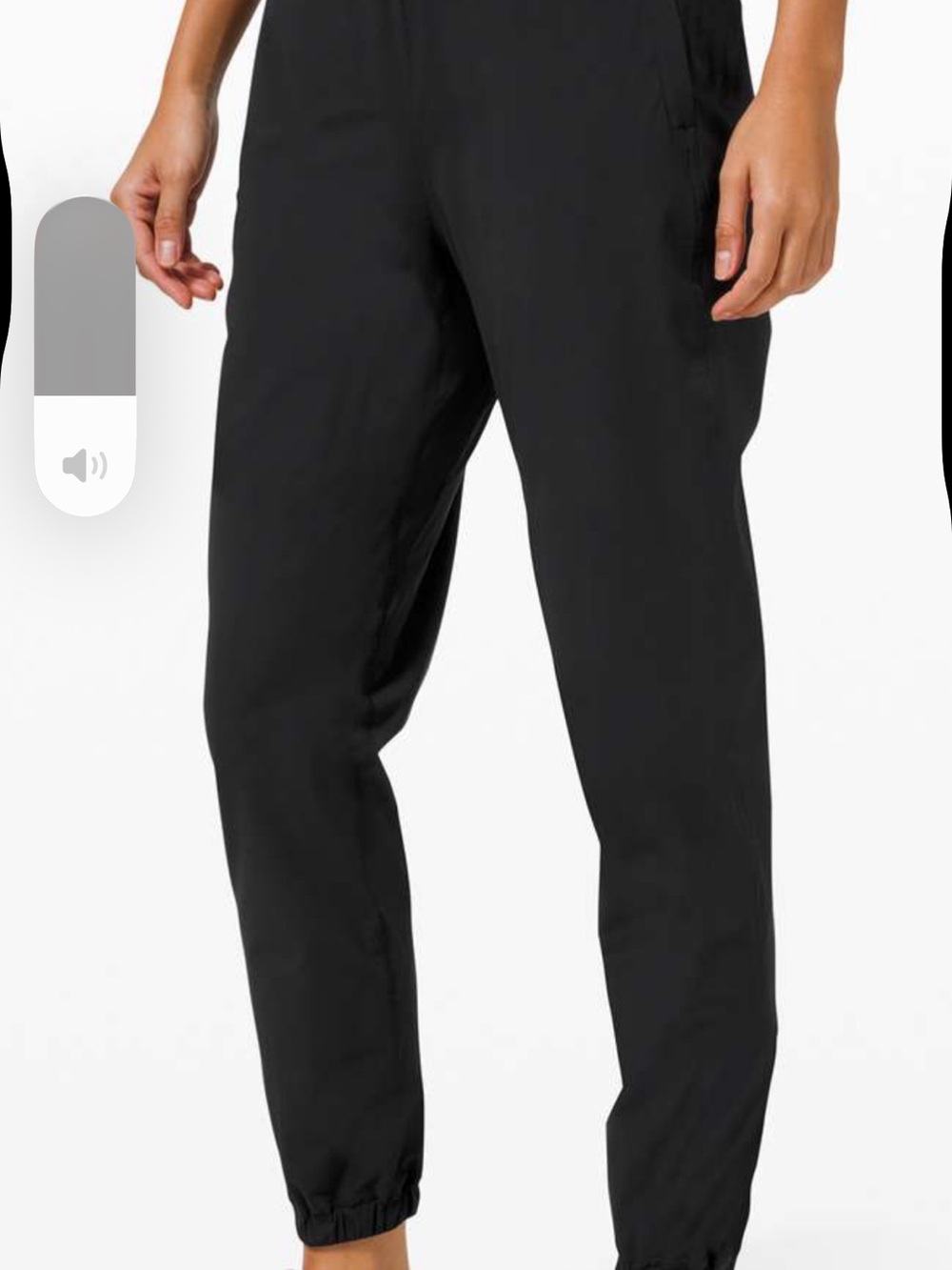 lululemon Adapted State black Jogger and tank top